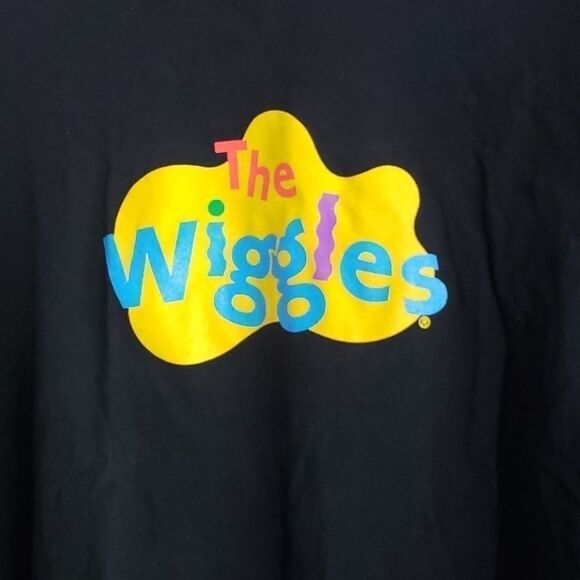 Official The Wiggles Merch Black Tee Shirt - Picture 2 of 5